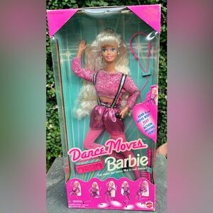 Dance Moves Barbie Doll 1994 Mattel 13083 NEVER REMOVED FROM BOX - Vintage